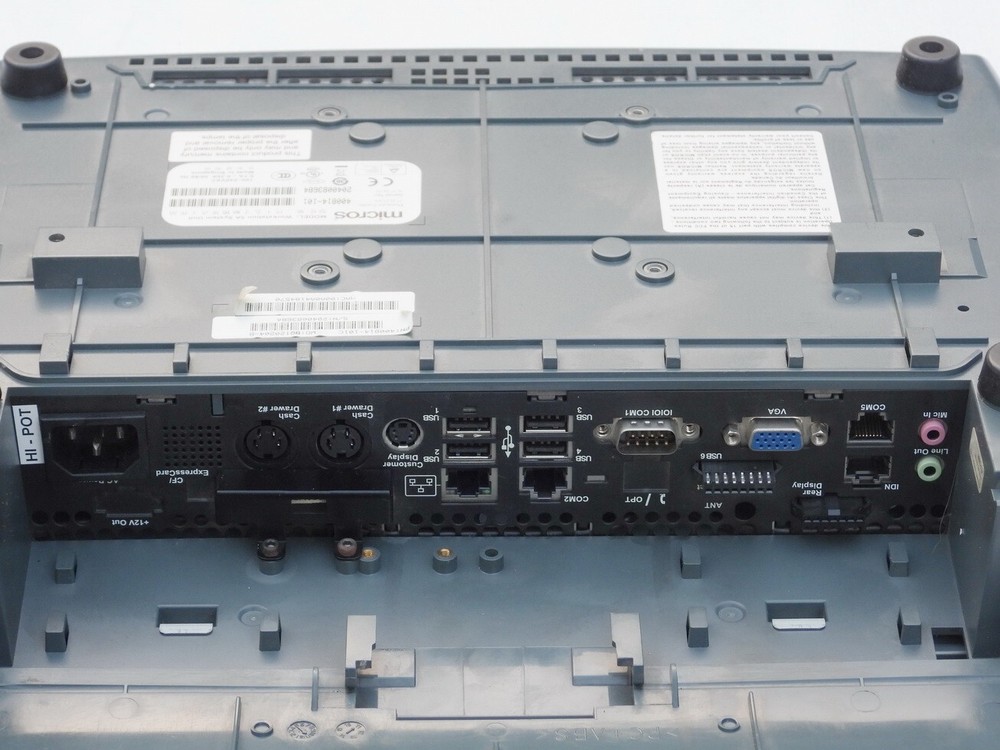 MICROS WORKSTATION 5A SYSTEM UNIT DIGITAL DISPLAY TOUCHSCREEN POS COMPUTER