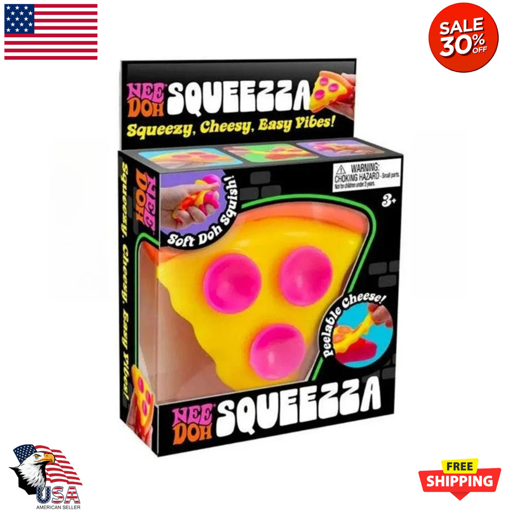 NeeDoh Squeezza Pizza Nee Doh Squeeze US