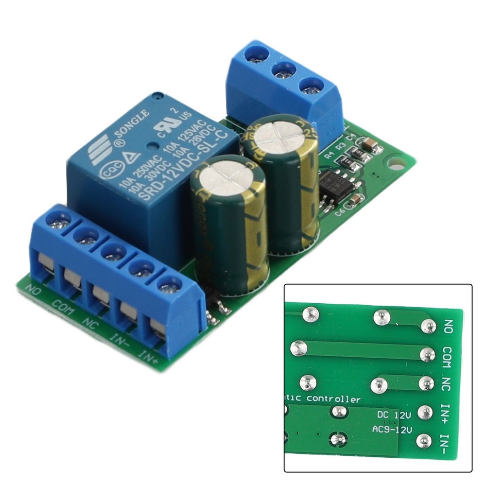 1 Pcs DC 12V AC 9V Level Controller Sensor Module Switch Control Relay Board