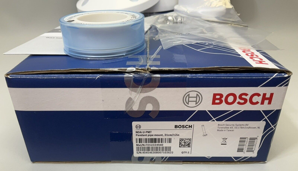 Bosch NDA-U-WMT Universal Pendant Pipe Mount for Dome Camera Security System