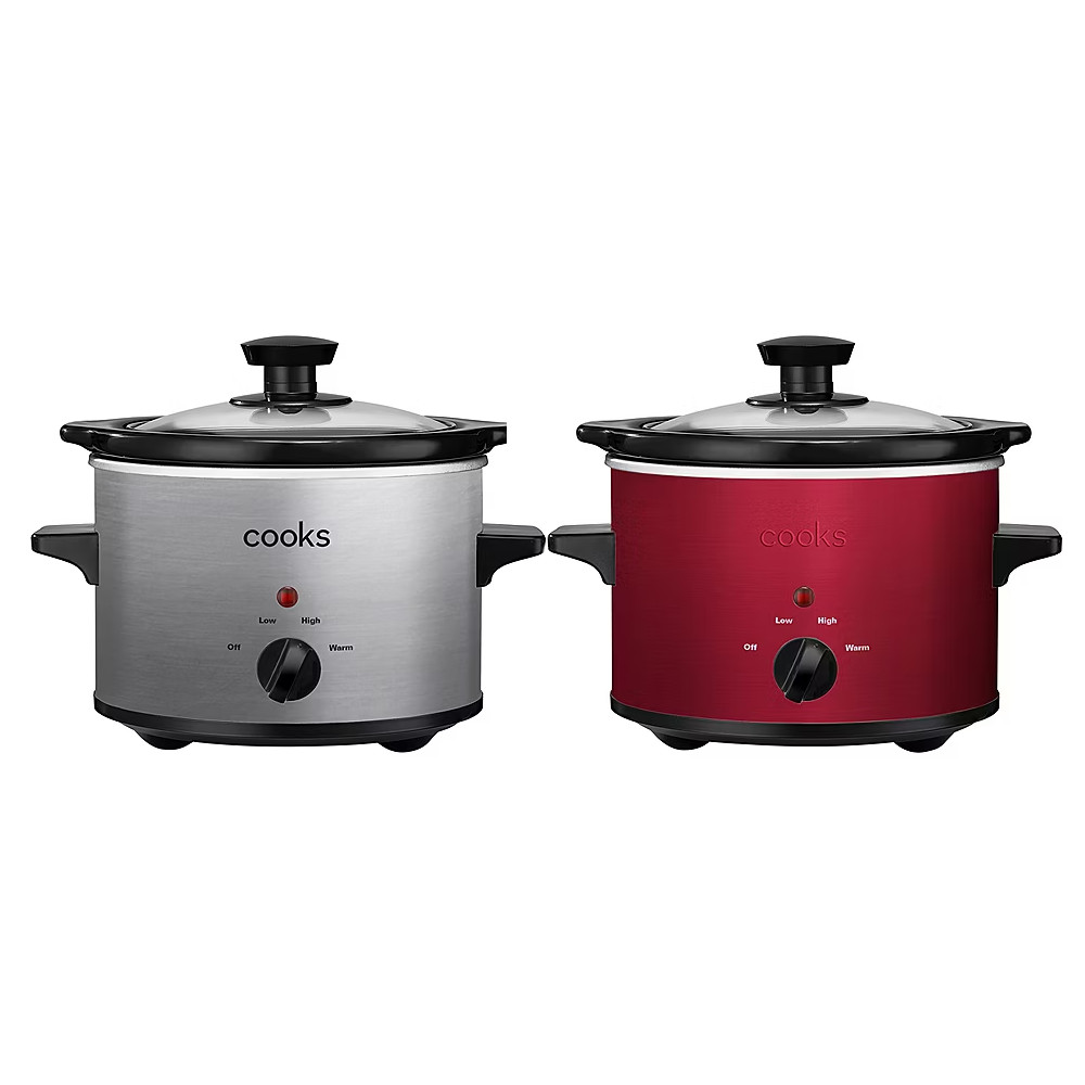 Cooks 1.5-Quart Slow Cooker Ceramic Nonstick Coating