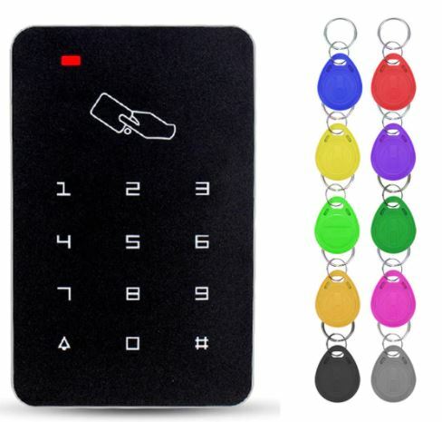 RFID Card Reader Door Lock System Access Controller with Keypad Rainproof Cover
