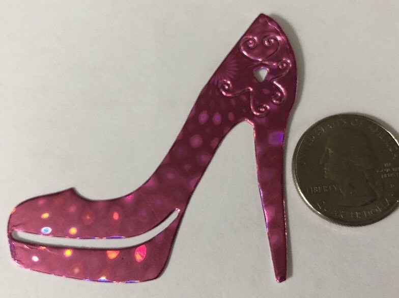 HIGH HEEL PUMP Die-Cut(3pc)Stripper •Shoe•Dancing•Stiletto•Platform•Glitter•Cute
