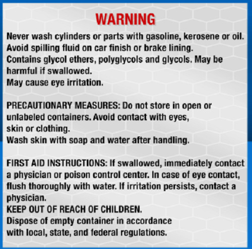 Super Tech Dot 4 Motor Vehicle Brake Fluid, 32 fl oz