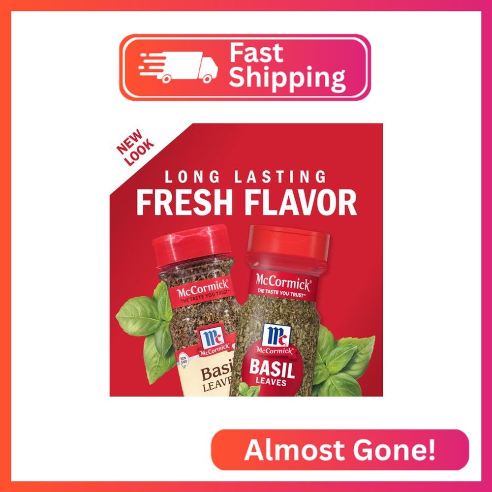 McCormick Basil Leaves, 1.25 oz