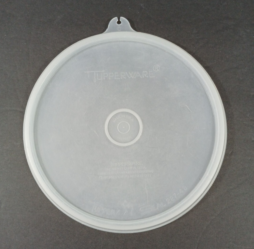 Tupperware Replacement Lid 227 Sheer Fits C Base ~ Marked Tupper Seal