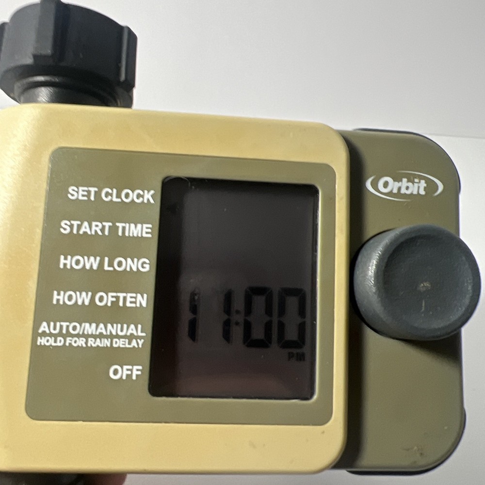 Orbit Pro Watering Timer Easy Attach Grow Greener Grass Yard Work Helper Summer