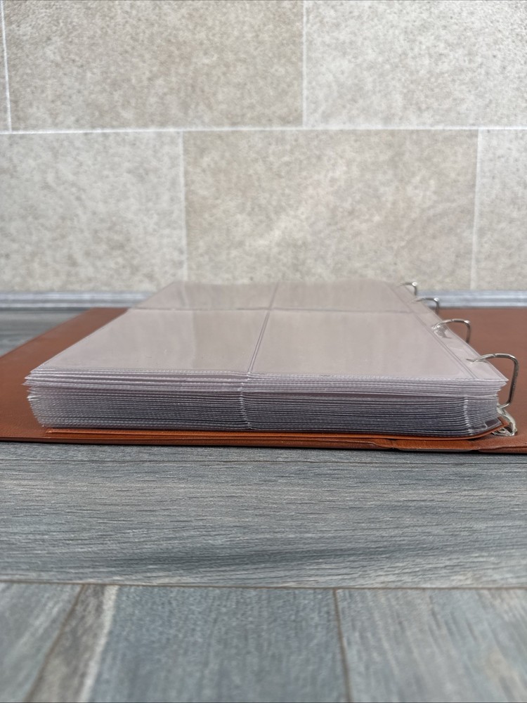 27 Pages ROYAL MAIL TAN BROWN POSTCARDS STAMP ALBUM