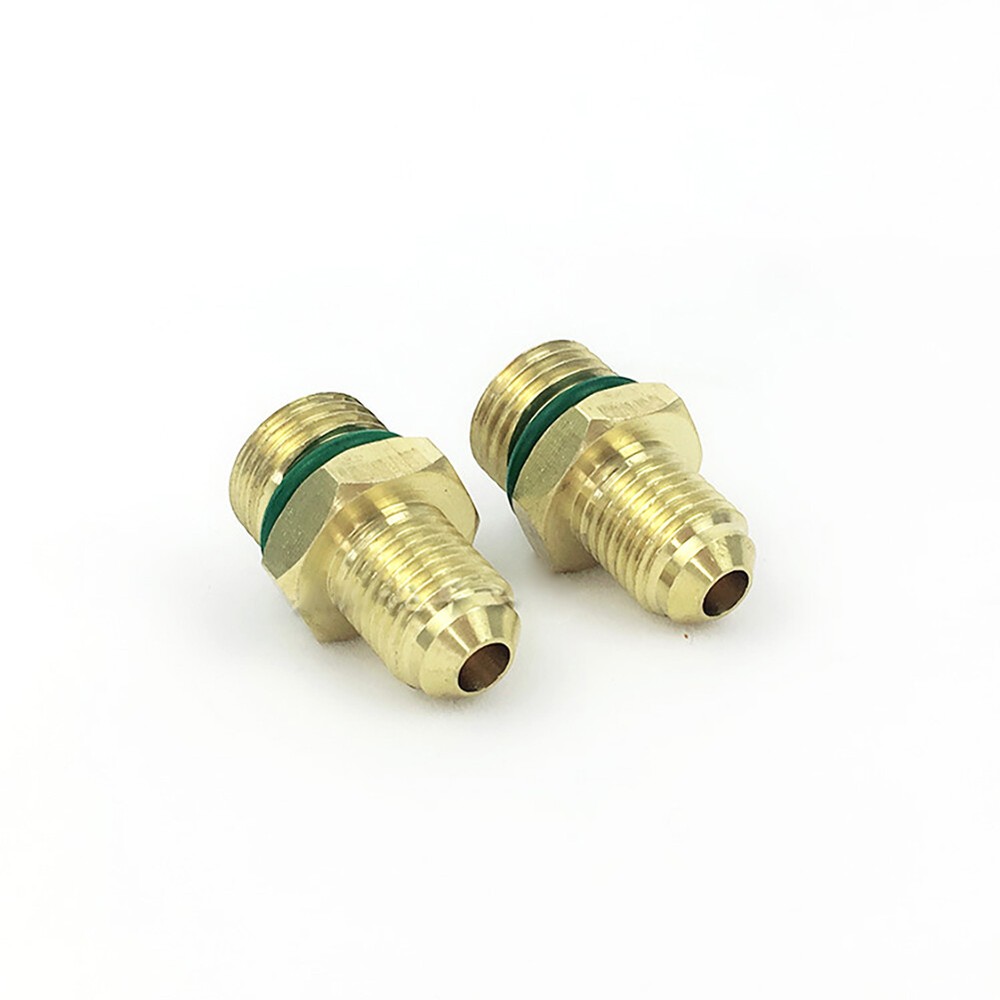 R134 Adjustable AC Quick Coupler Connector Adapter High Low Side 1/4" SAE HVAC
