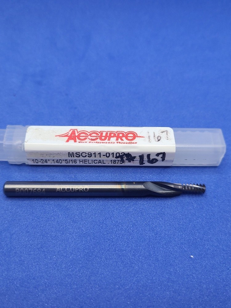 Accupro 10-24 Carbide Thread Mill (C911-01024)