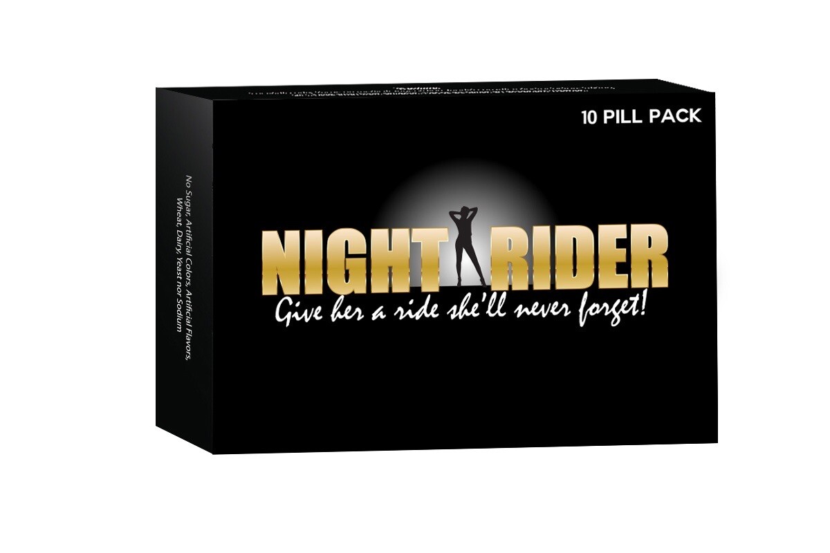 NIGHT RIDER - 72 Hour Performance, Endurance Enhancement that Delivers!(10 Pack)