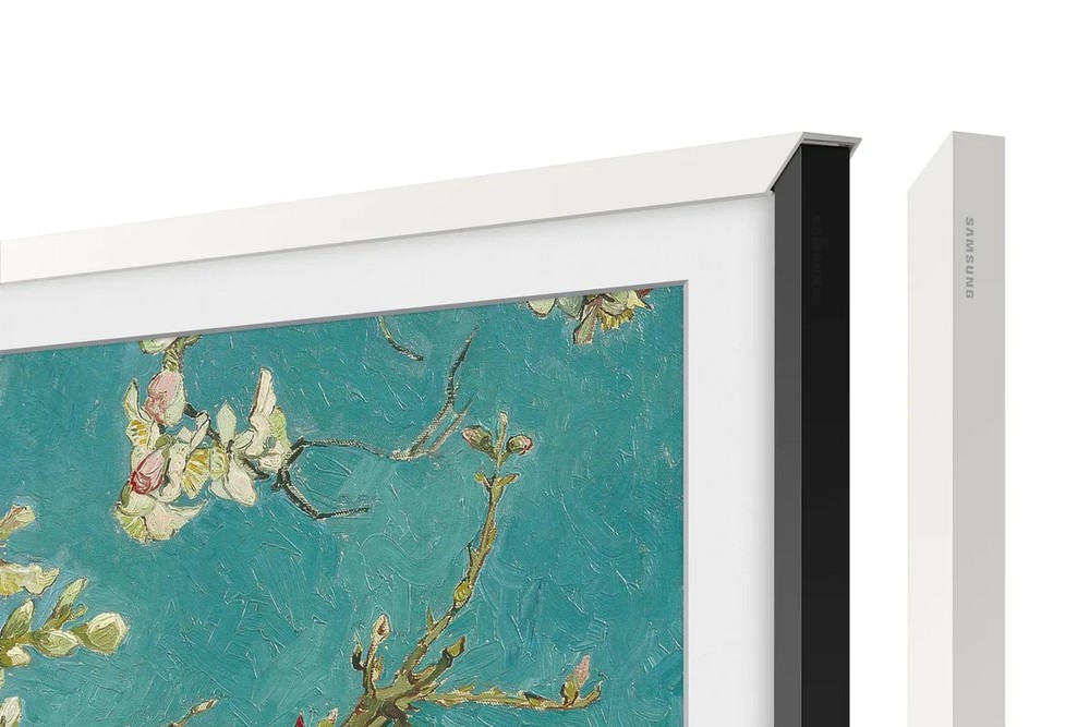 Samsung - VG-SCFA65WTBZA 65'' The Frame Customizable Bezel White 2021+
