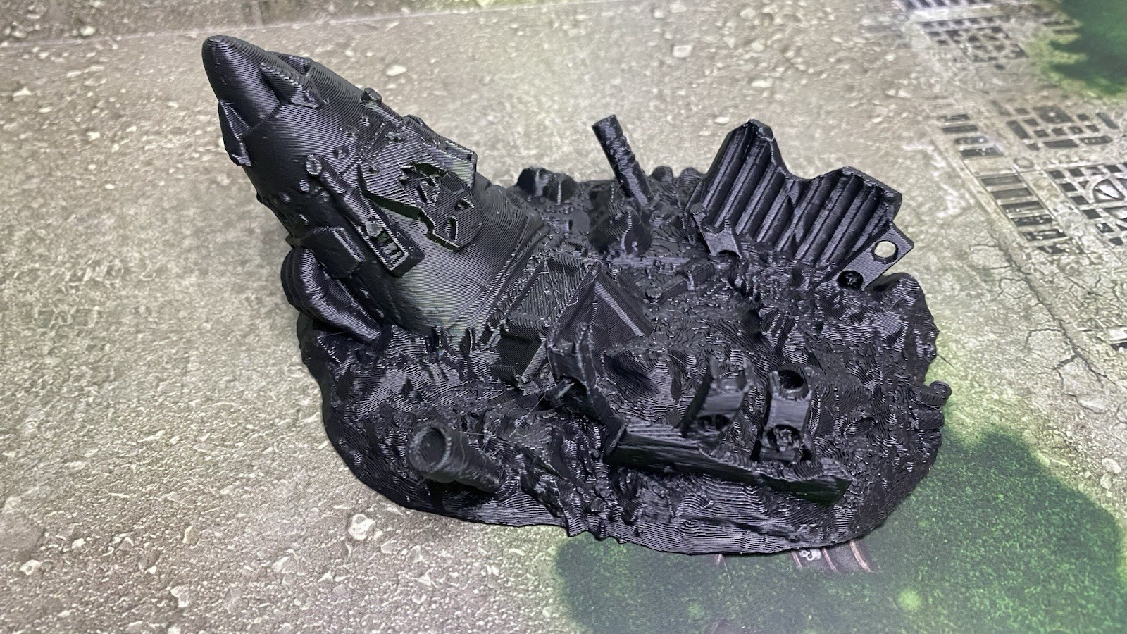 Tabletop Terrain: Crashed Planes\Scatter Terrain Warhammer 40K Compatible -7 PCS