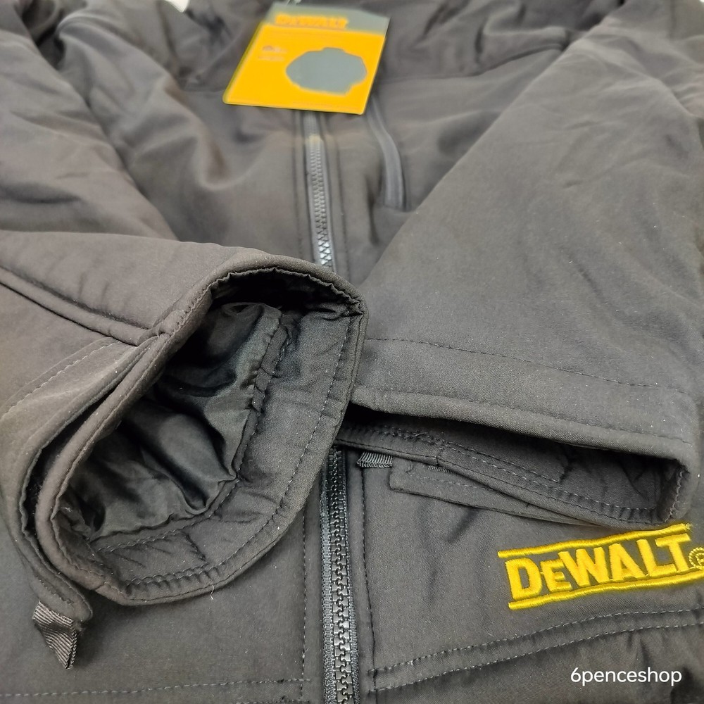 No Battery-DeWALT DCHJ060ABD1-M Heated Soft Shell Jacket