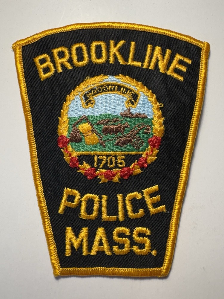 Brookline Massachusetts Police Patch