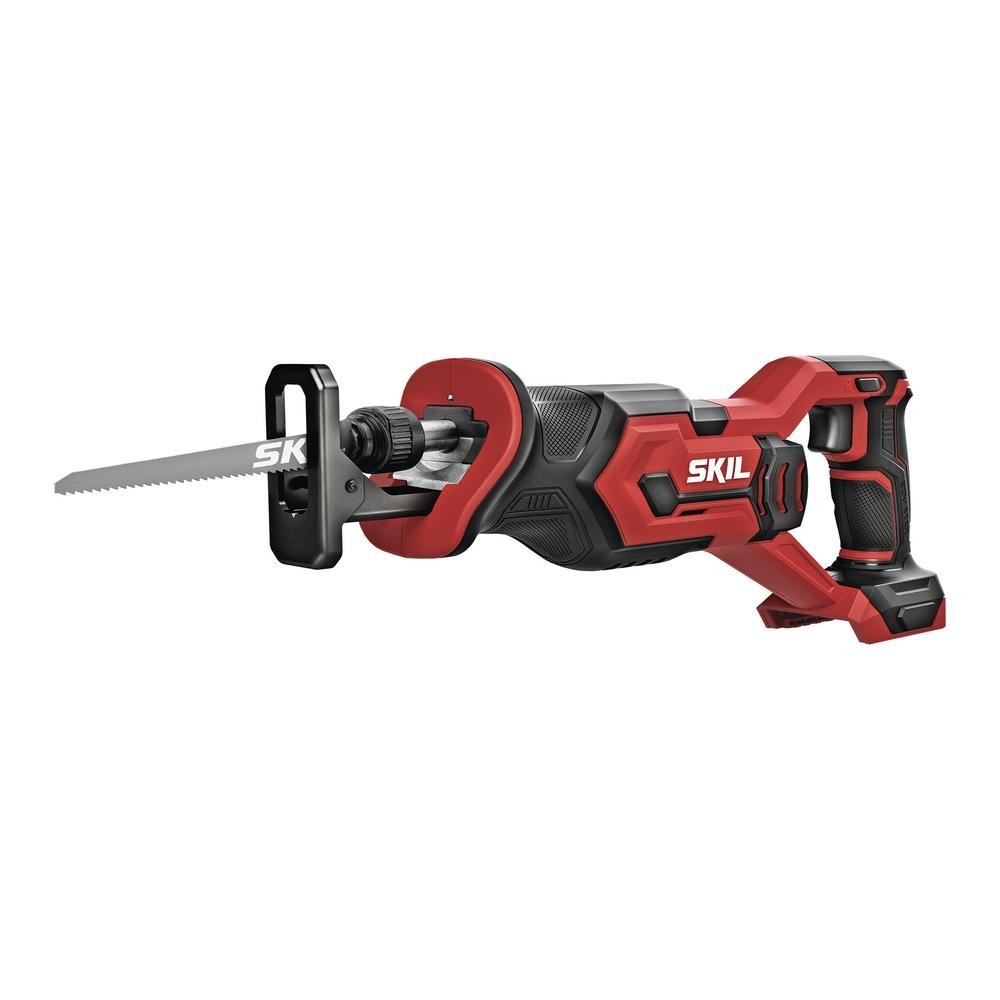 20V Cordless LED Reciprocating Saw Kit Tool Less Blade Variable Speed Trigger