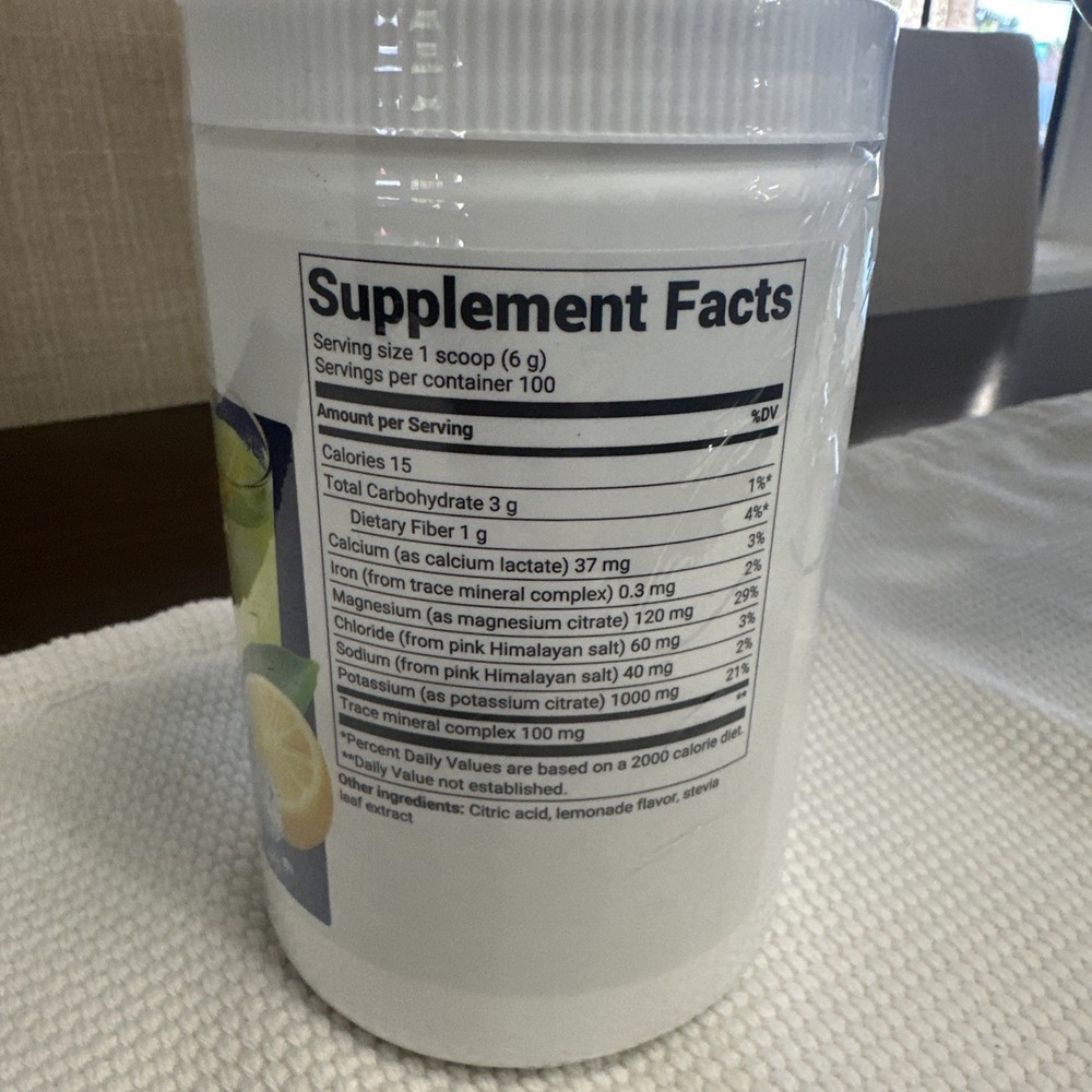 Dr. Berg Hydration Keto Electrolyte Powder lemonade