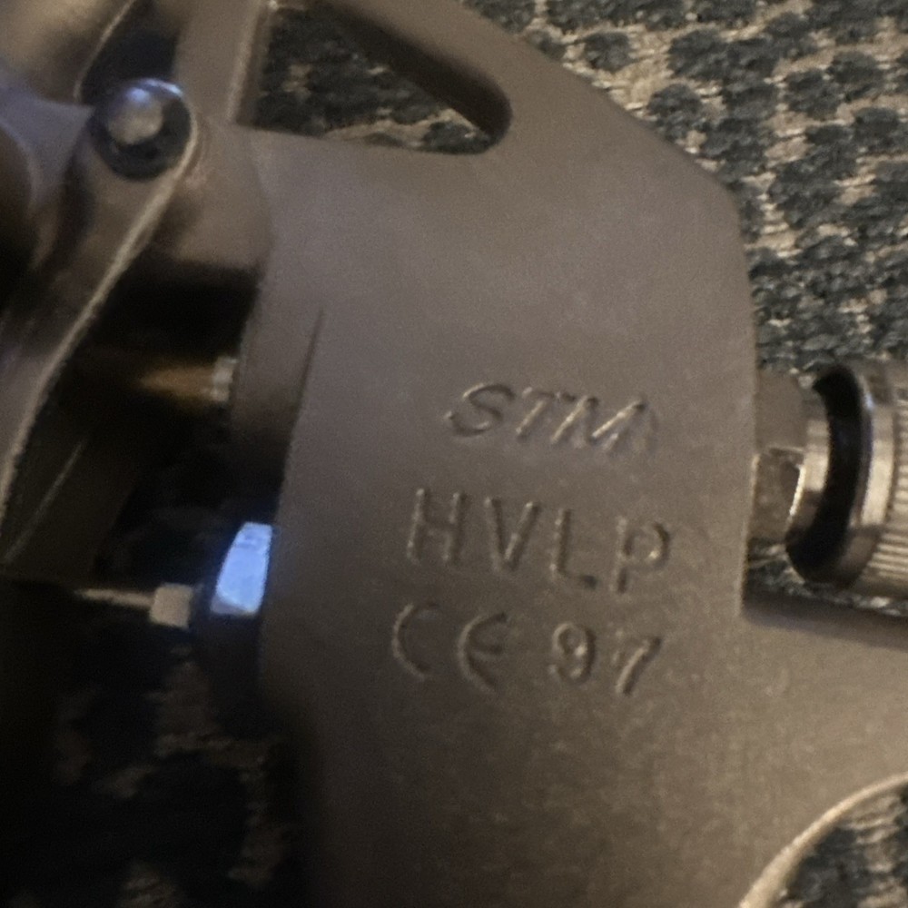 Walcom STM CE 97 mini hvlp spray gun. 1.0 tip