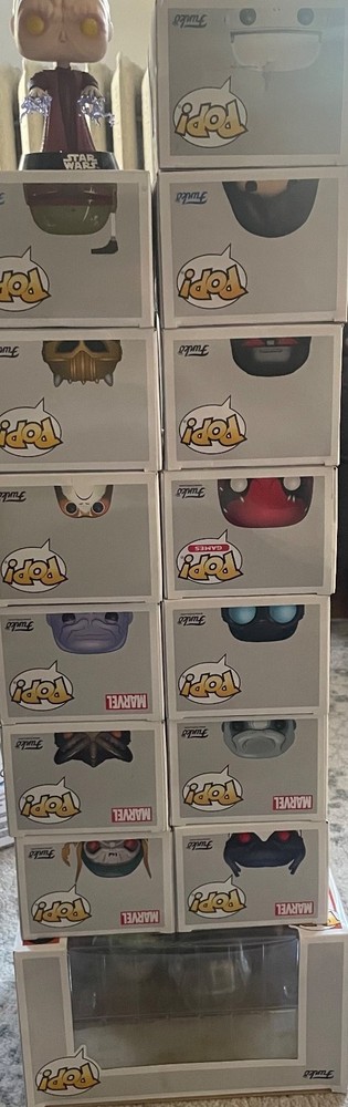 POP FIGURES 10+ NEW CONDITION (STAR WARS, MARVEL, AND MORE!)