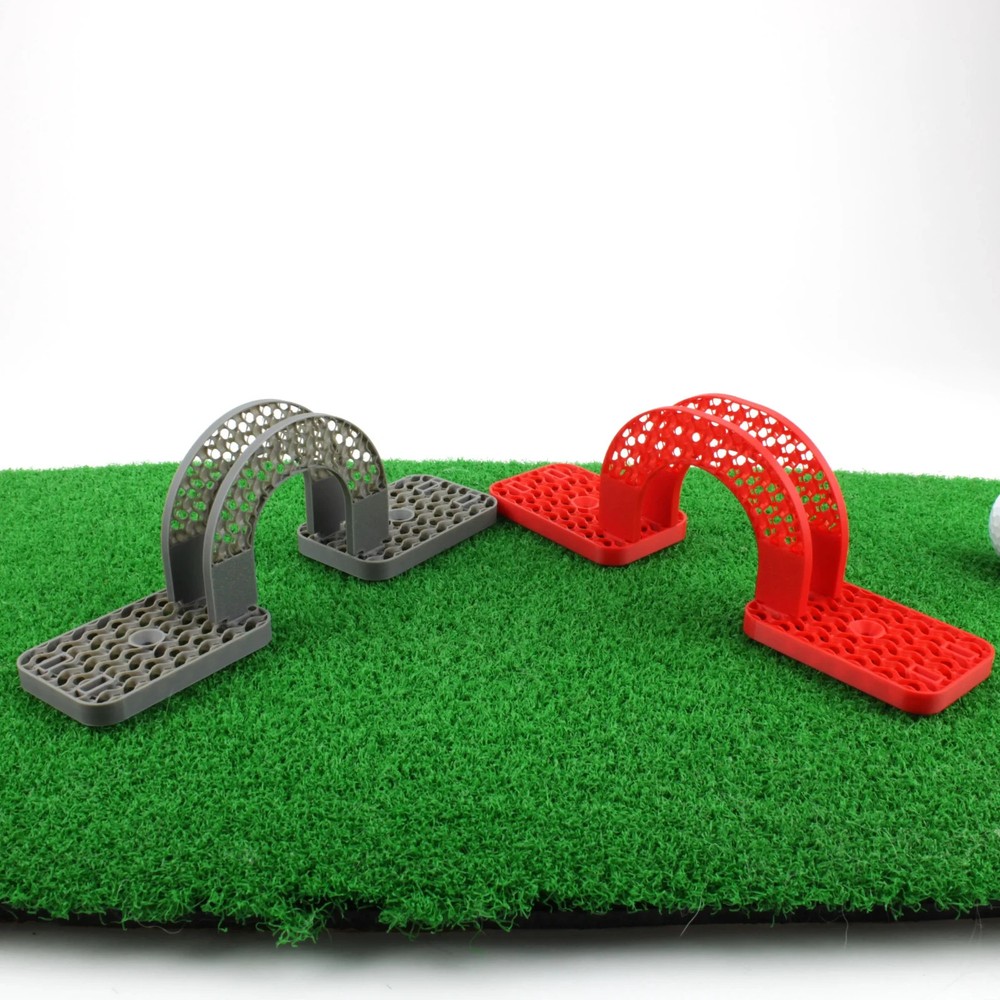 Golf Practice Putter Alignment Tool Gate 2 Pack Putting Practice Aid Game