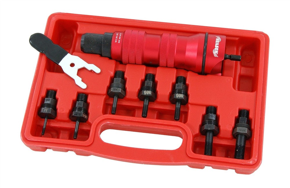 Rivet Nut Drill Adapter Kit M3-M10