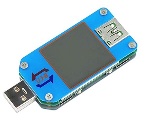 DC 4-24V USB Voltage and Current LCD Tester, 5A Capacity - Fast Charging Aid