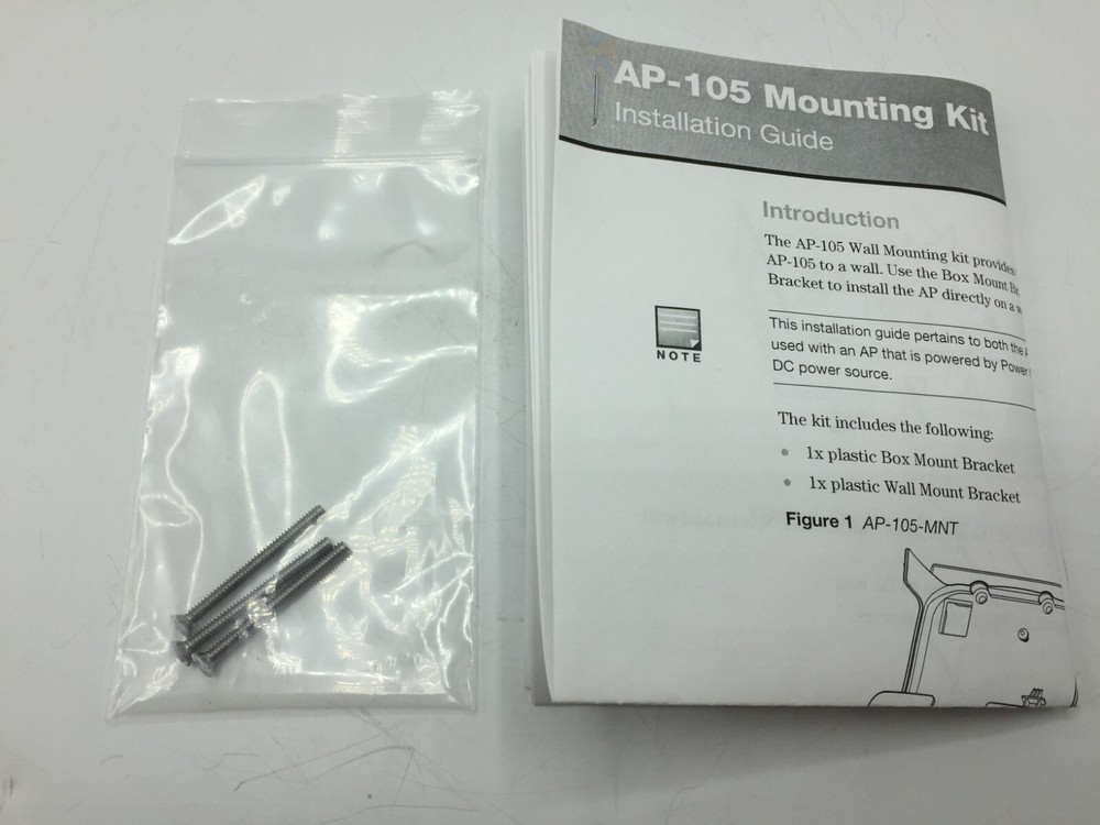 Aruba Networks AP-105-MNT Model 105 Wireless Access Point Wall and Jack Mount