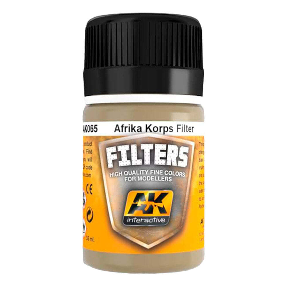 AK Interactive Excellent Quality Easy to Use Filters Modelling Kit 35mL Bottle