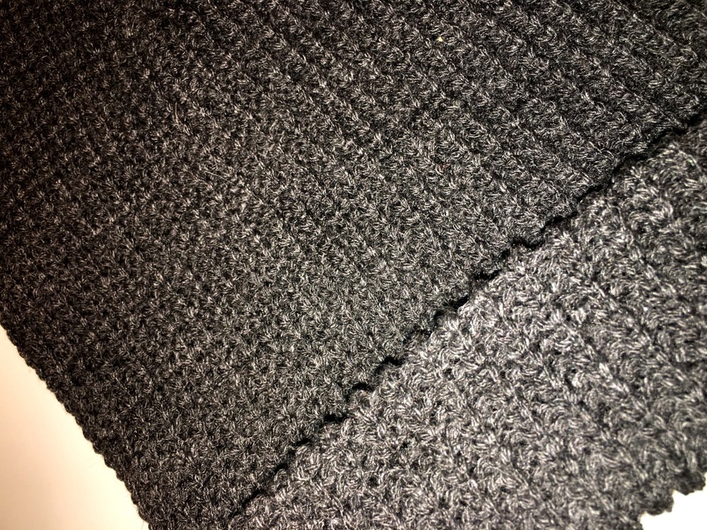 Beanie Gray Ribbed Hat OS