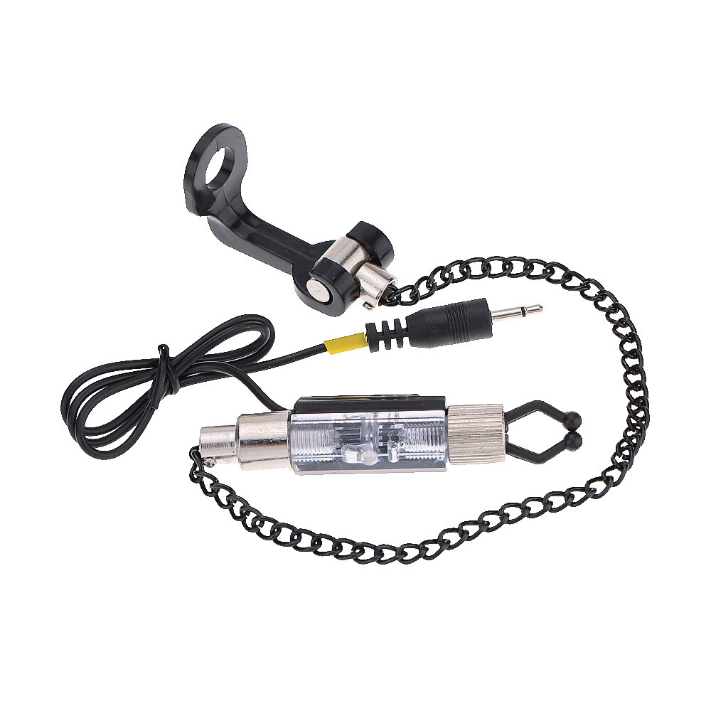 Fishing Bite Hanger Illuminated Indicator Yellow J0Q0
