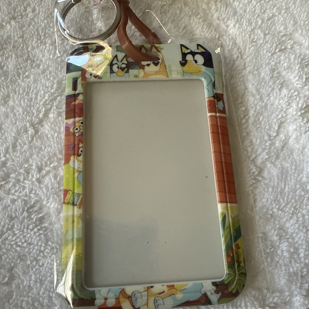 Bluey ID Holder-Paw Print NWT