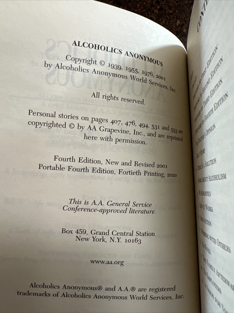 Alcoholics Anonymous by Anonymous (2001, Trade Paperback, New Edition)