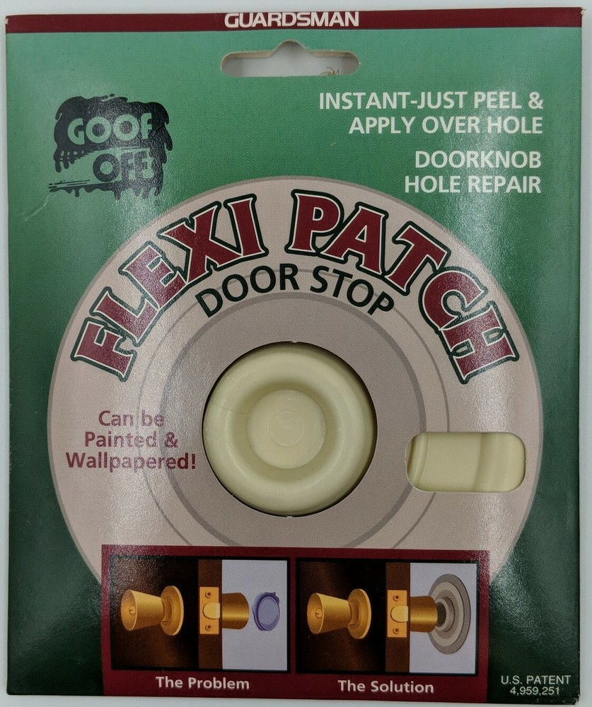 Flexi Patch Door Stop Wall Protector Self Adhesive NEW- Can Be Painted!