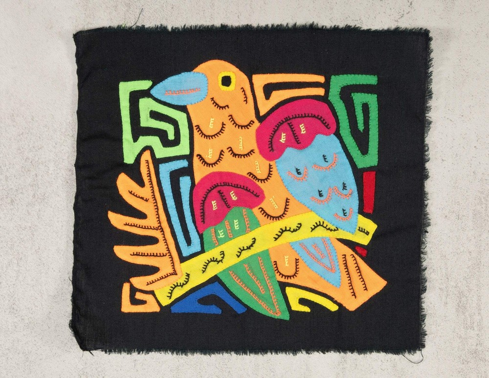 Multicolor Orange Red And Blue Bird Molita