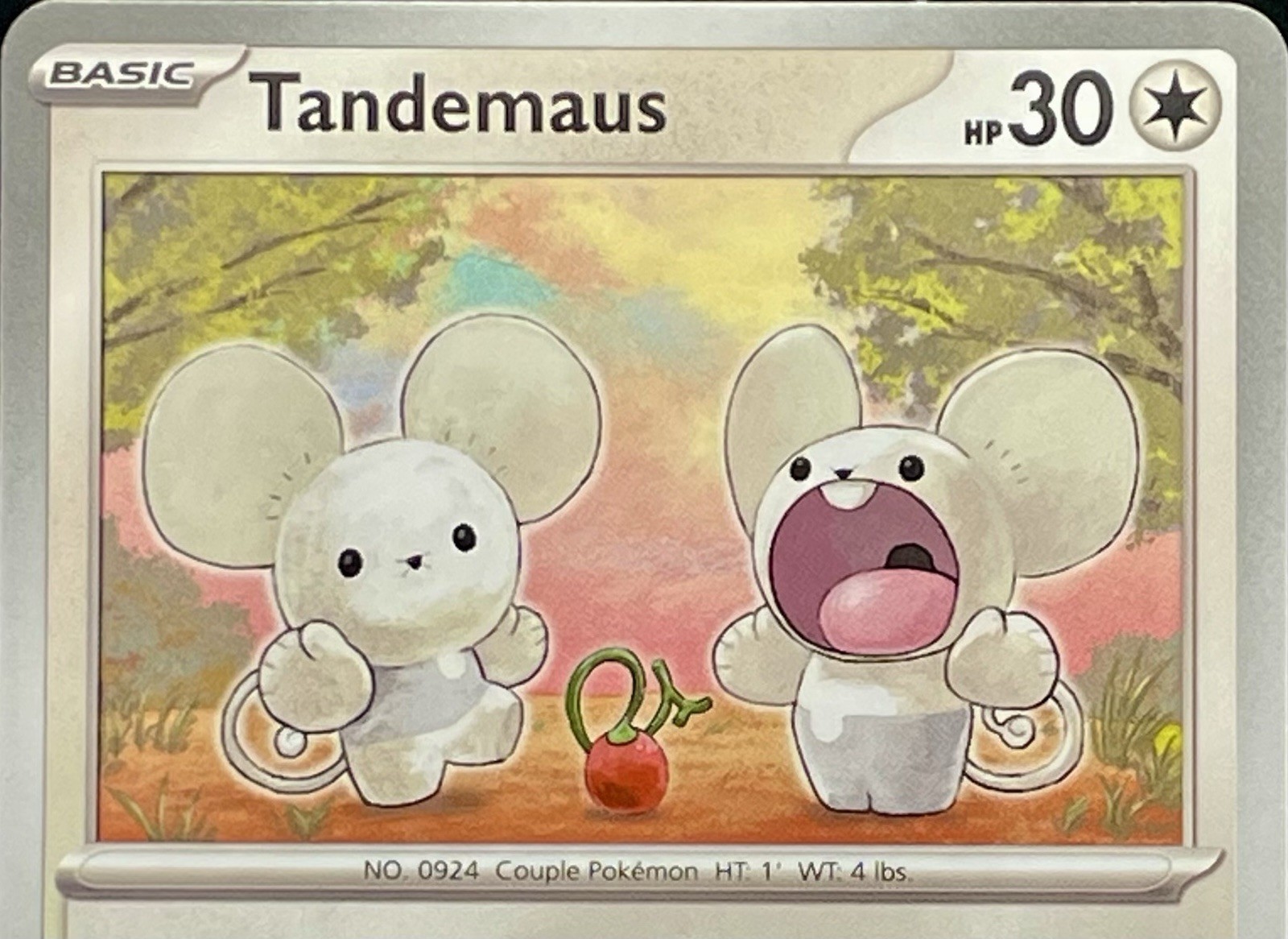 7x Tandemaus Lot - All 7 Scarlet & Violet Commons [Unique Artwork] Pokemon NM/M