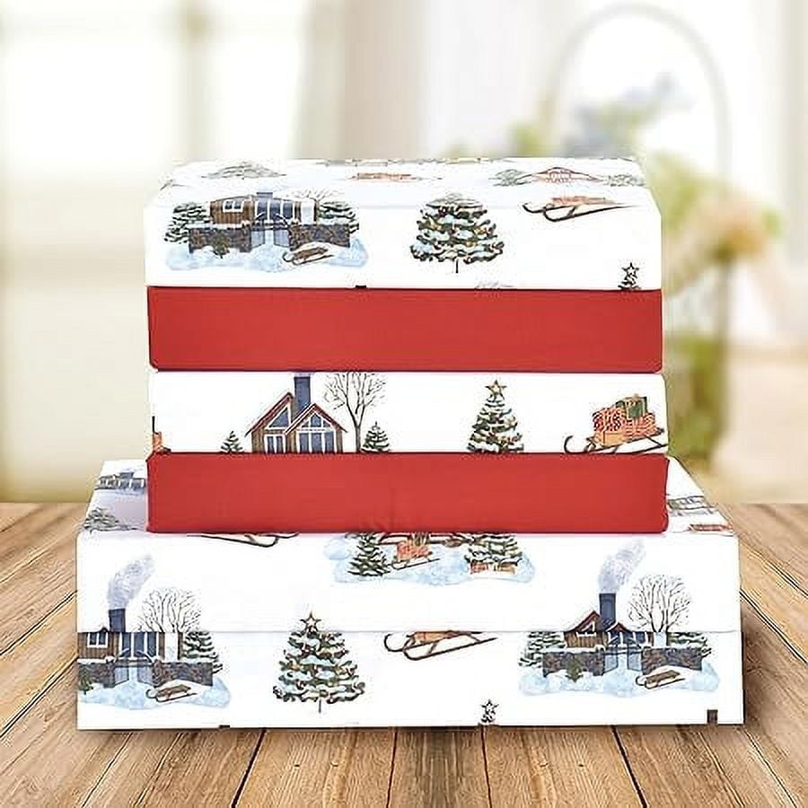 Holiday Pattern Microfiber Wrinkle & Fade Resistant 6-Piece Bedding Set Twin