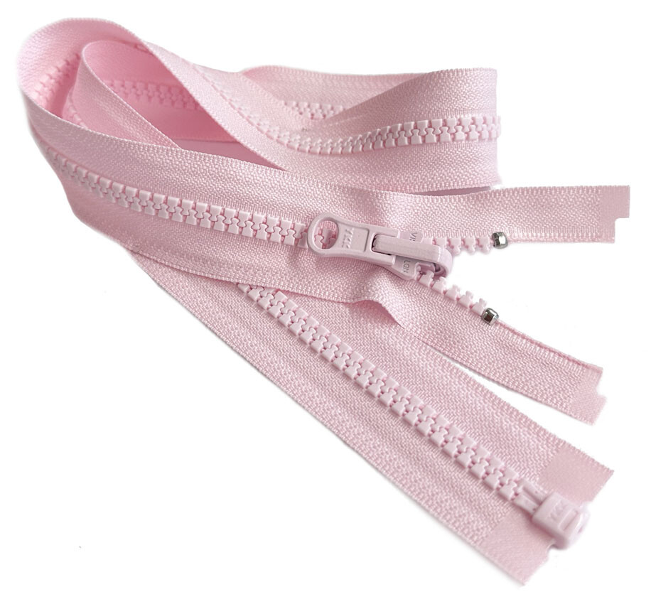 YKK #5 10" - 36" Molded Plastic Jacket Reversible Separating Jacket Zipper