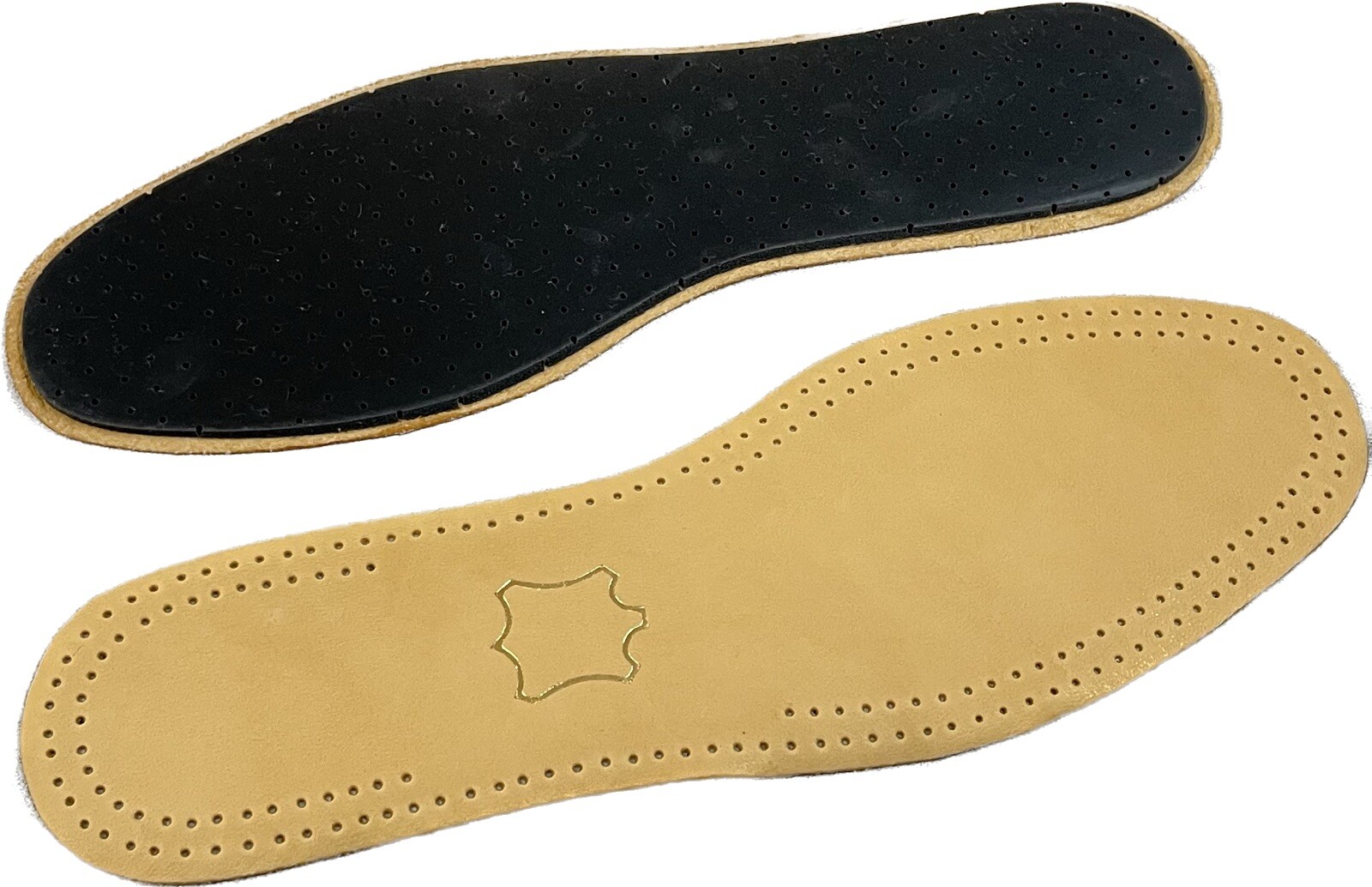 Genuine Leather Full Insoles Flat Shoe Inserts Comfort Four Seasons Men Women
