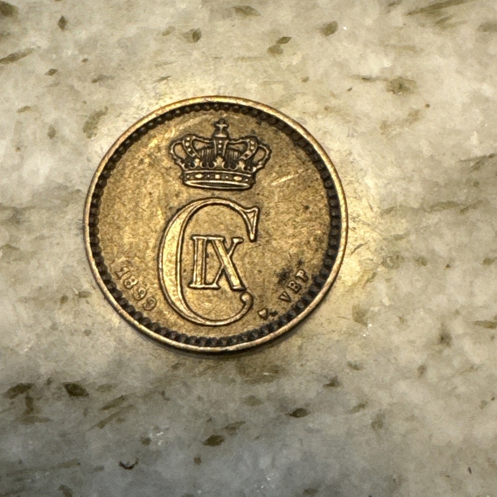 1887  DENMARK BRONZE 1 ORE