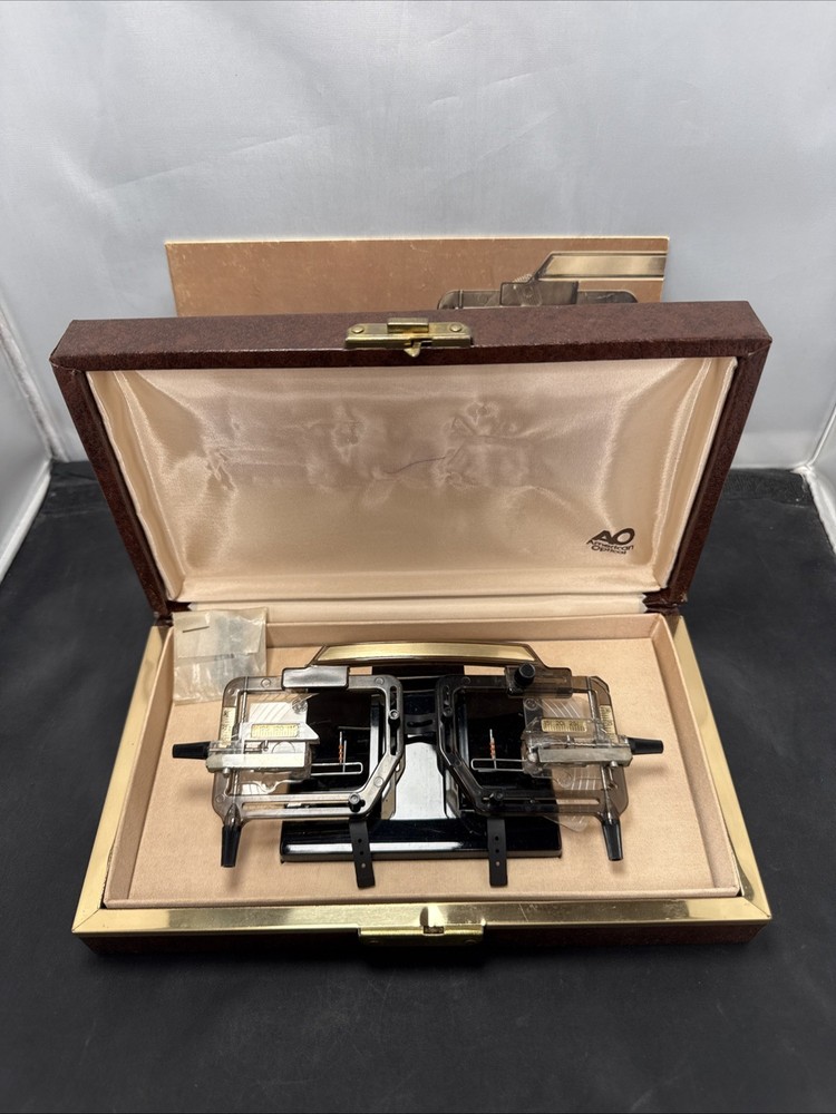 Vintage American Optical Grolman Fitting System Optical Tool with Case & Manual
