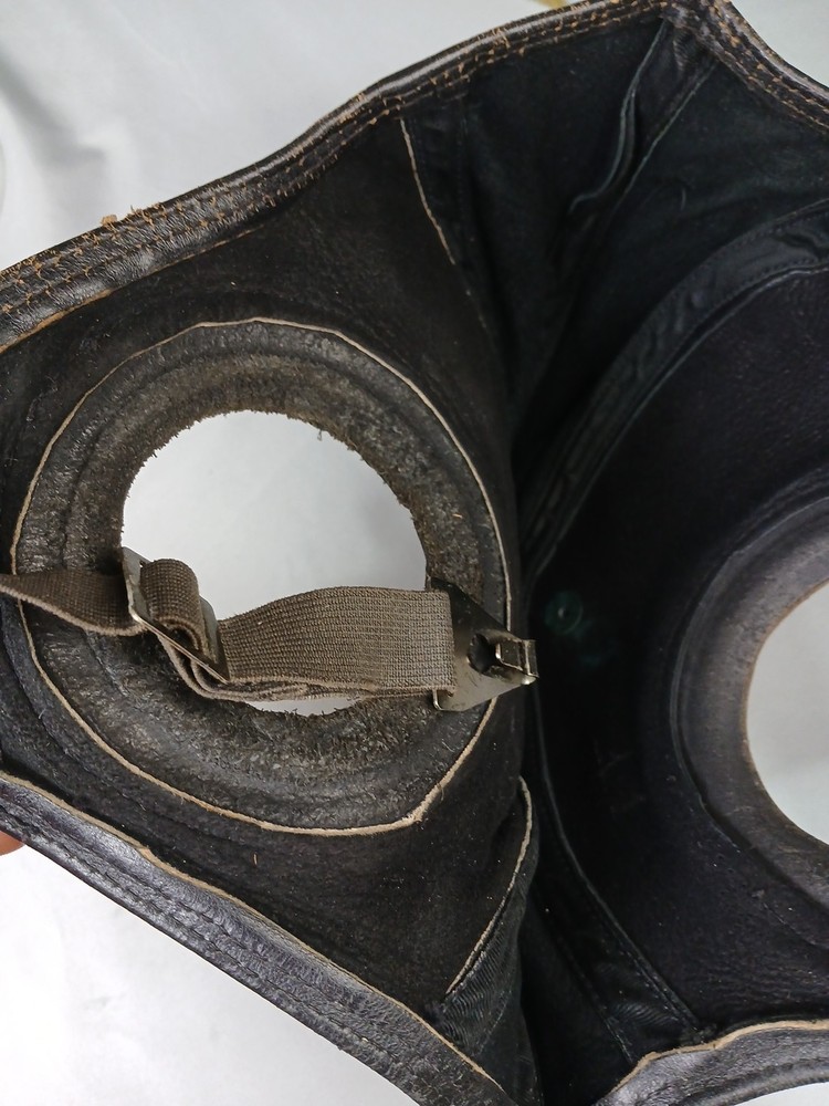 WW2 U.S.N Navy Leather Deck Cap