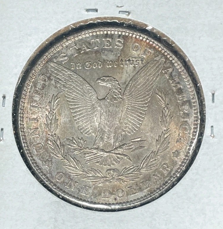 1886 MORGAN SILVER DOLLAR ~BU ~NICE TONE~