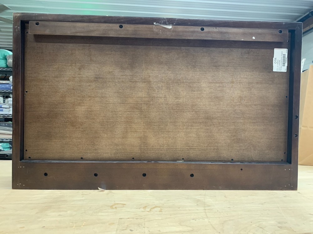 Pottery Barn Benchwright Entry Organizer Rustic Mahogany 30" w #T201
