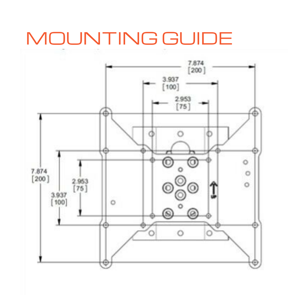 RV TV Quick Disconnect Flush Mount for Forest River, OEM Replacement