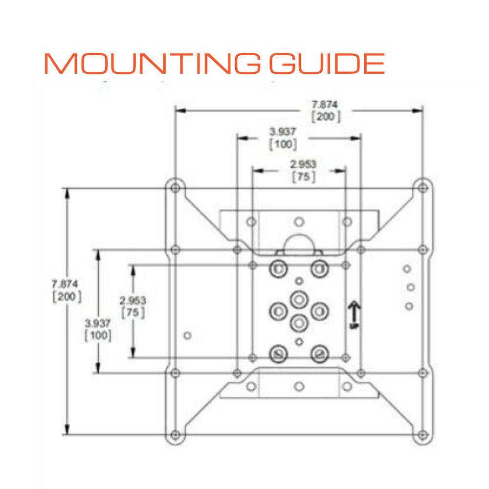 RV TV Quick Disconnect Flush Mount for Keystone OEM Replacement