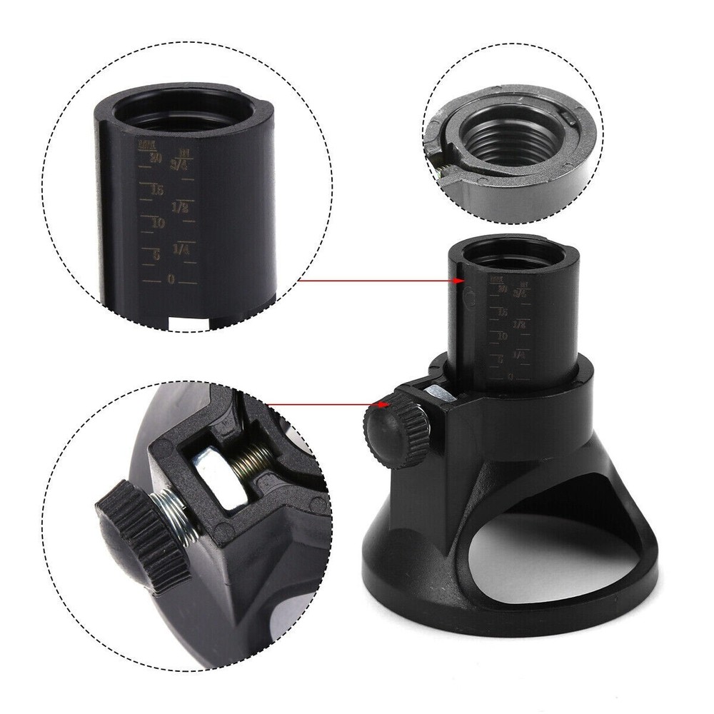 Dremel Rotary Multi Tool Cutting Guide HSS Router Drill Bits Set Attachment Kit