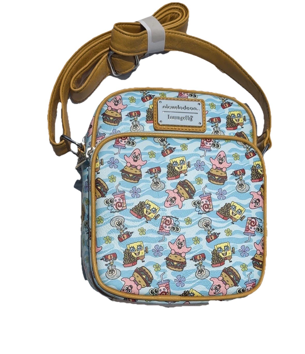 NEW Nickelodeon Loungefly Crossbody Bag Baby Sponge Bob• Patrick• Gary