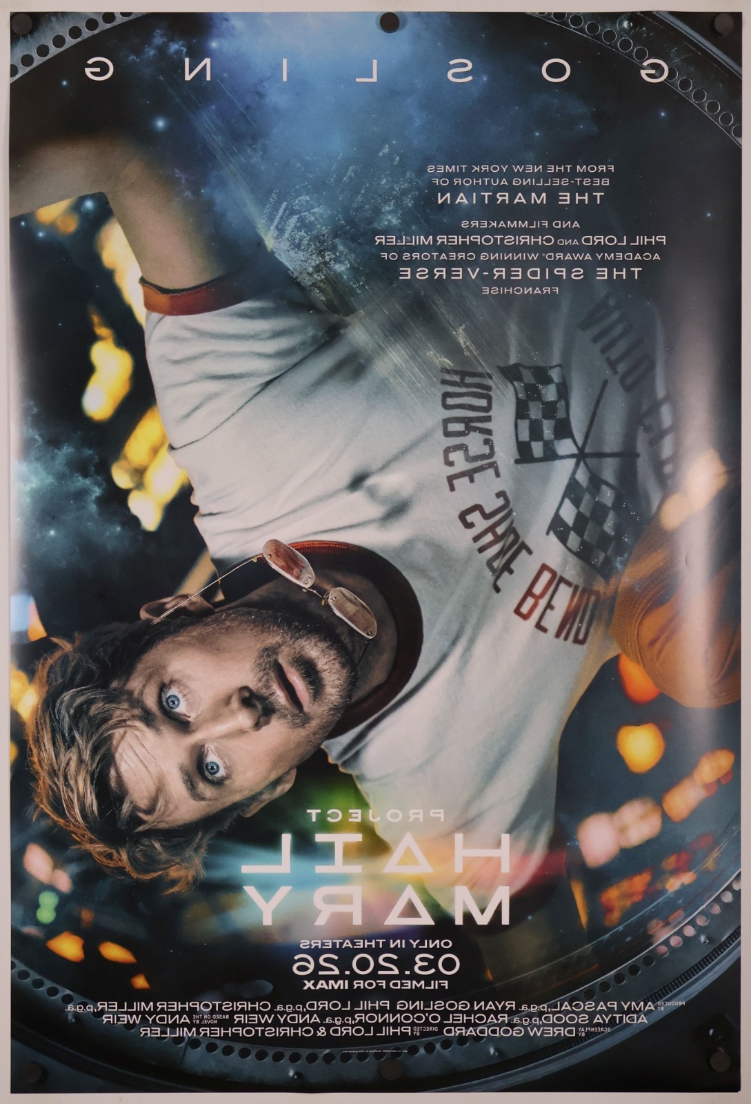 Project Hail Mary - original DS movie poster 27x40 D/S 2026 Ryan Gosling MINT