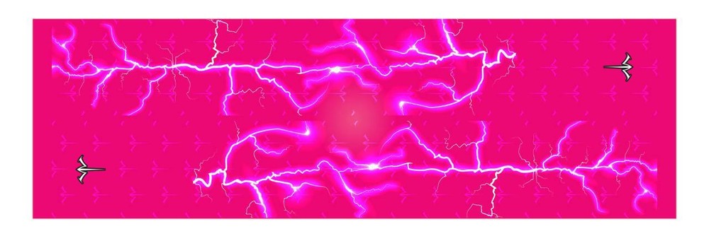 White Water Archery Pink Lightning Bolt Storm Solid Stabilizer Wrap Protection