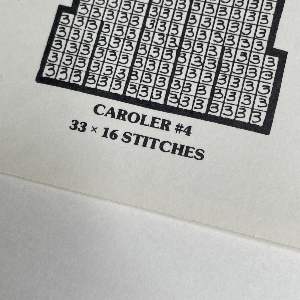 Needlecraft Christmas Carolers Leaflet 138 Plastic Canvas Pattern